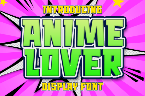 Anime Lover Font for Bold Branding
