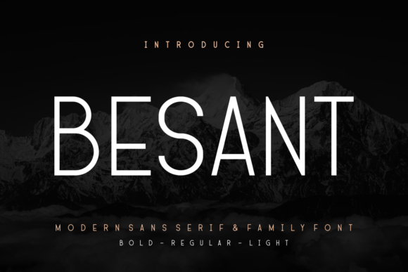 Besant: A Bold Typeface for Digital Campaigns