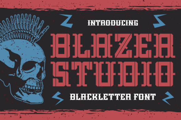 Blazer Studio: A Bold Blackletter Font