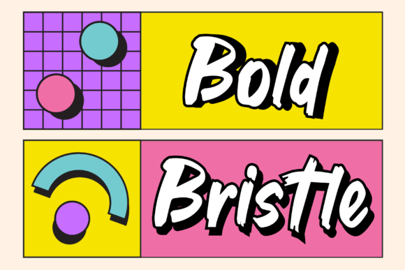 Bold Bristle: A Bold Font for Dynamic Design