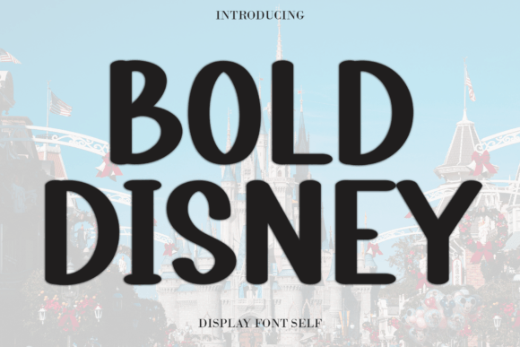 Bold Disney Font for Marketing