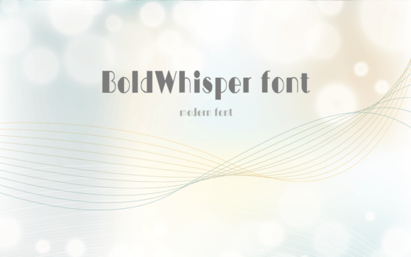 Bold Whisper Font: Elegant & Powerful