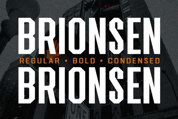 Brionsen Font for Bold Editorial Design