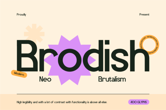 Brodish: A Bold Font for Creative Makers