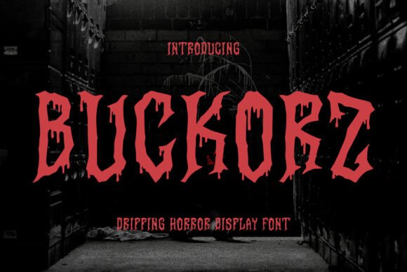Buckorz: A Spooky Display Font