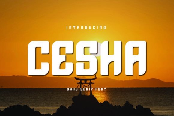 Cesha: A Bold Font for Modern Marketing