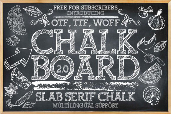 Chalkboard 2.0 Font for Creative Projects