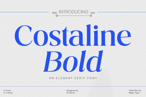 Costaline Bold: A Stylish Serif Font