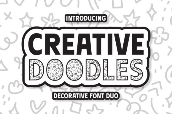 Creative Doodles Font for Web Design