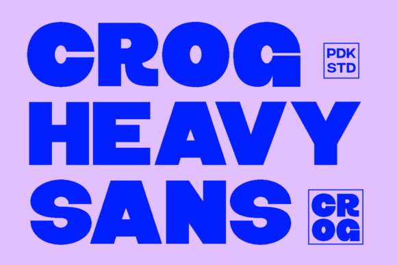 Crog: A Bold Sans Serif for Web Design