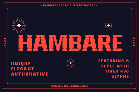 Hambare: A Bold Sans Serif for Web Design