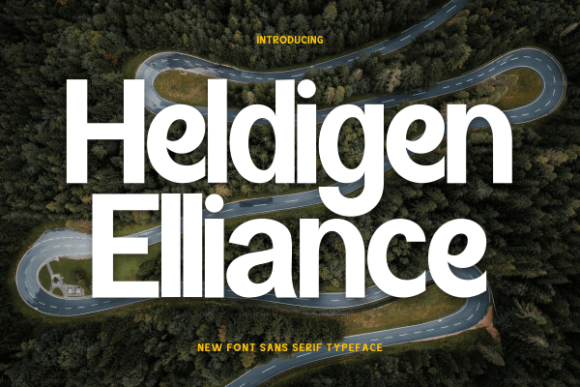 Heldigen Elliance: A Bold Typeface for Impactful Design
