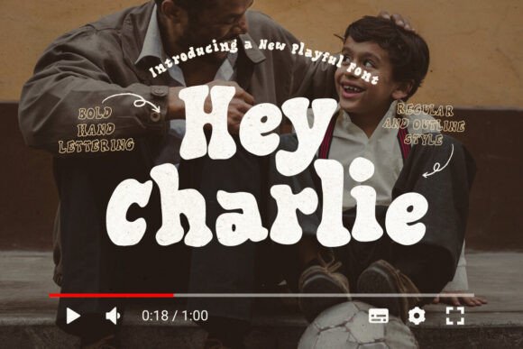 Hey Charlie: A Serif Font for Elegant Design