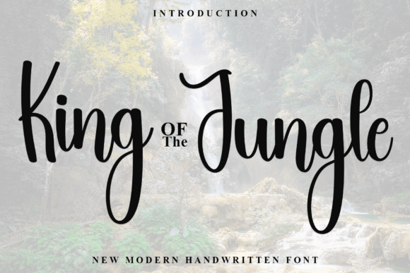 King Jungle: A Bold Handwritten Font