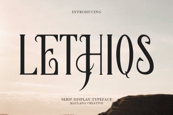 Lethiqs: A Bold Serif Font for Business Branding