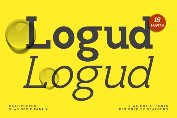 Logud: A Serif Font for Polished Branding
