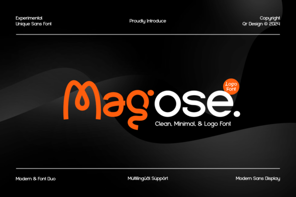 Magose Font: Bold & Modern for Web Design
