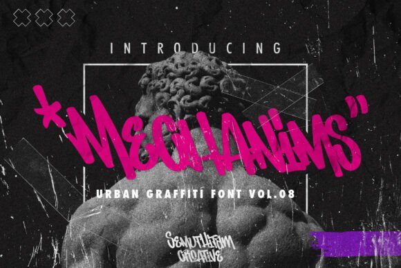 Mechanims: Bold Urban Font for Digital Marketing
