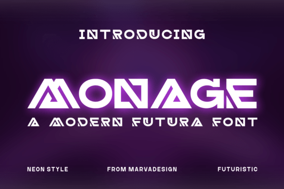 Monage: A Bold Font for Impactful Campaigns