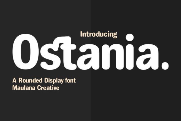 Ostania Font: Bold & Beautiful