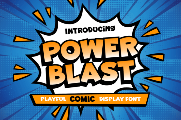 Power Blast: A Bold Font for Dynamic Design