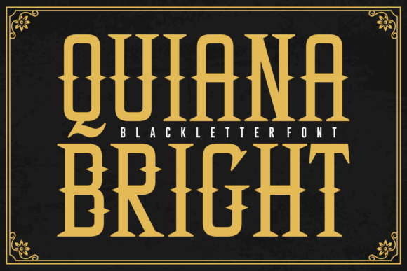 Quiana Bright Font for Business