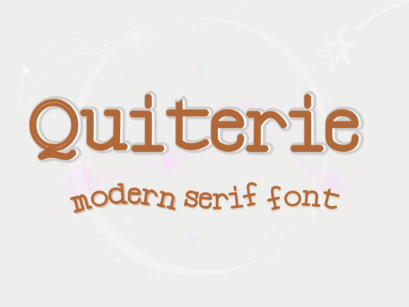 Quiterie: A Bold and Friendly Font