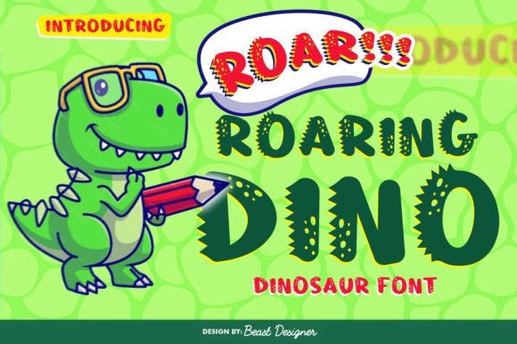 Roaring Dino Font for Campaigns