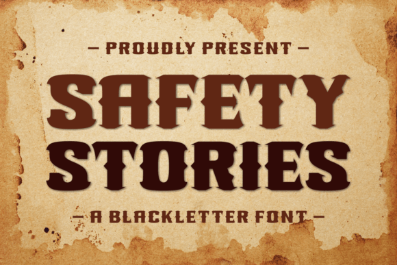 Safety Stories Font Review