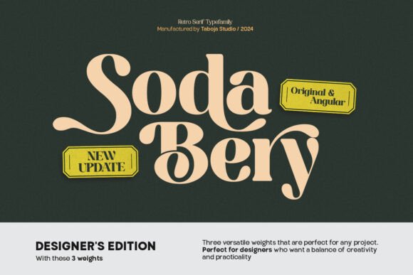 Sodabery Designer’s Edition Font