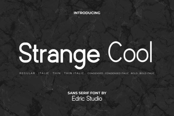 Strange Cool Font for Creative Projects
