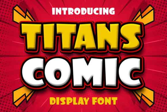 Titans Comic Font for Creative Makers