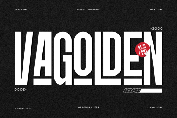 Vagolden: A Bold Sans Serif for Creative Projects