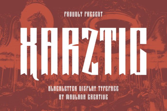 Xarztic: Bold Gothic Font for Impactful Design